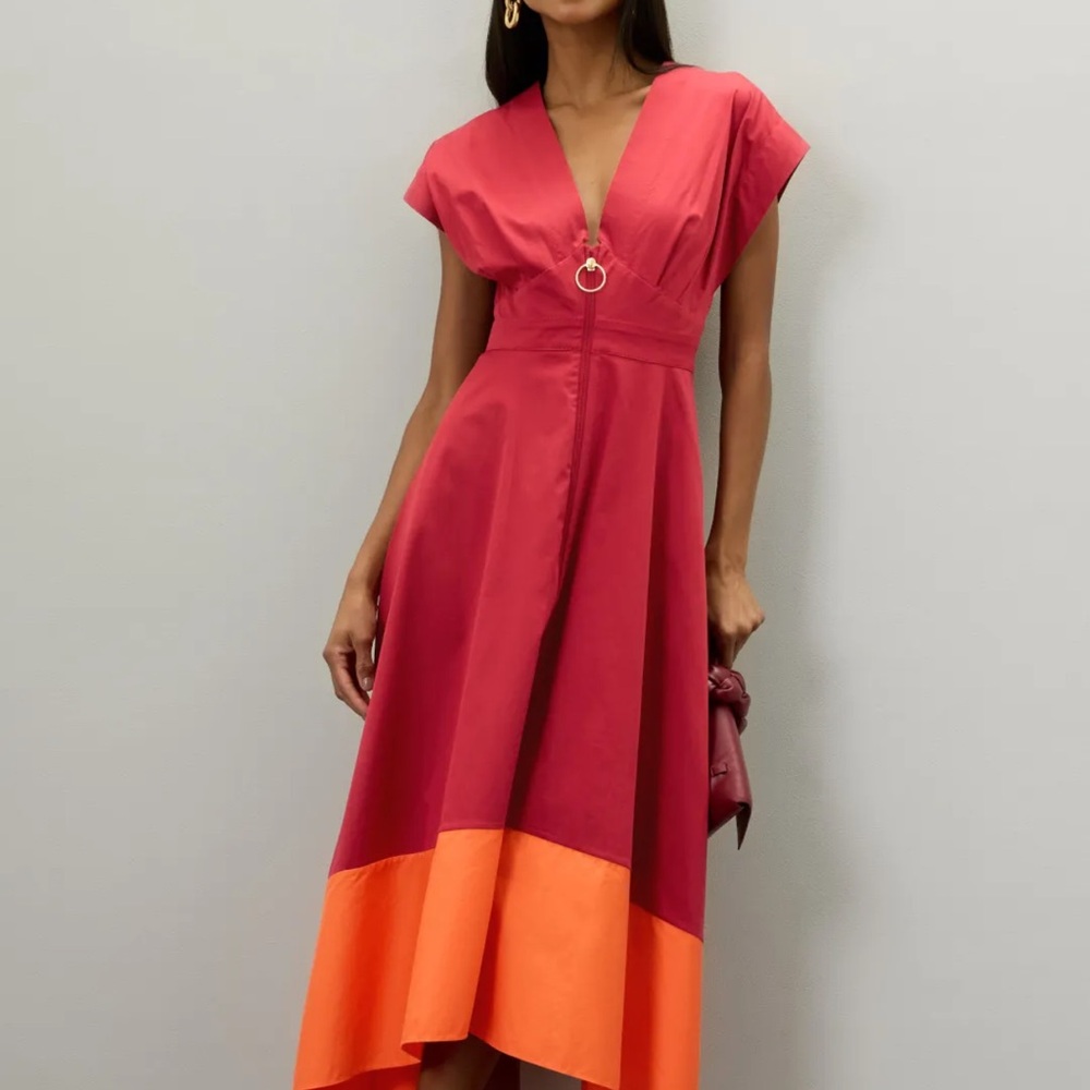 Roksanda Ilincic Red and Orange Dress
